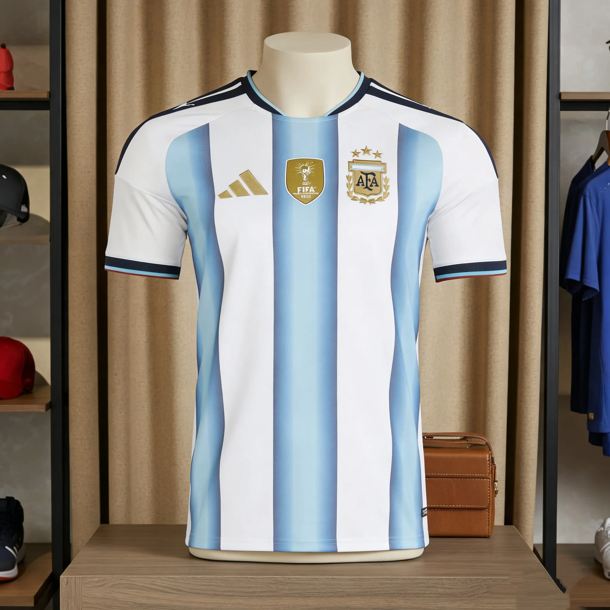 2026 World Cup Argentina Football Home Jersey