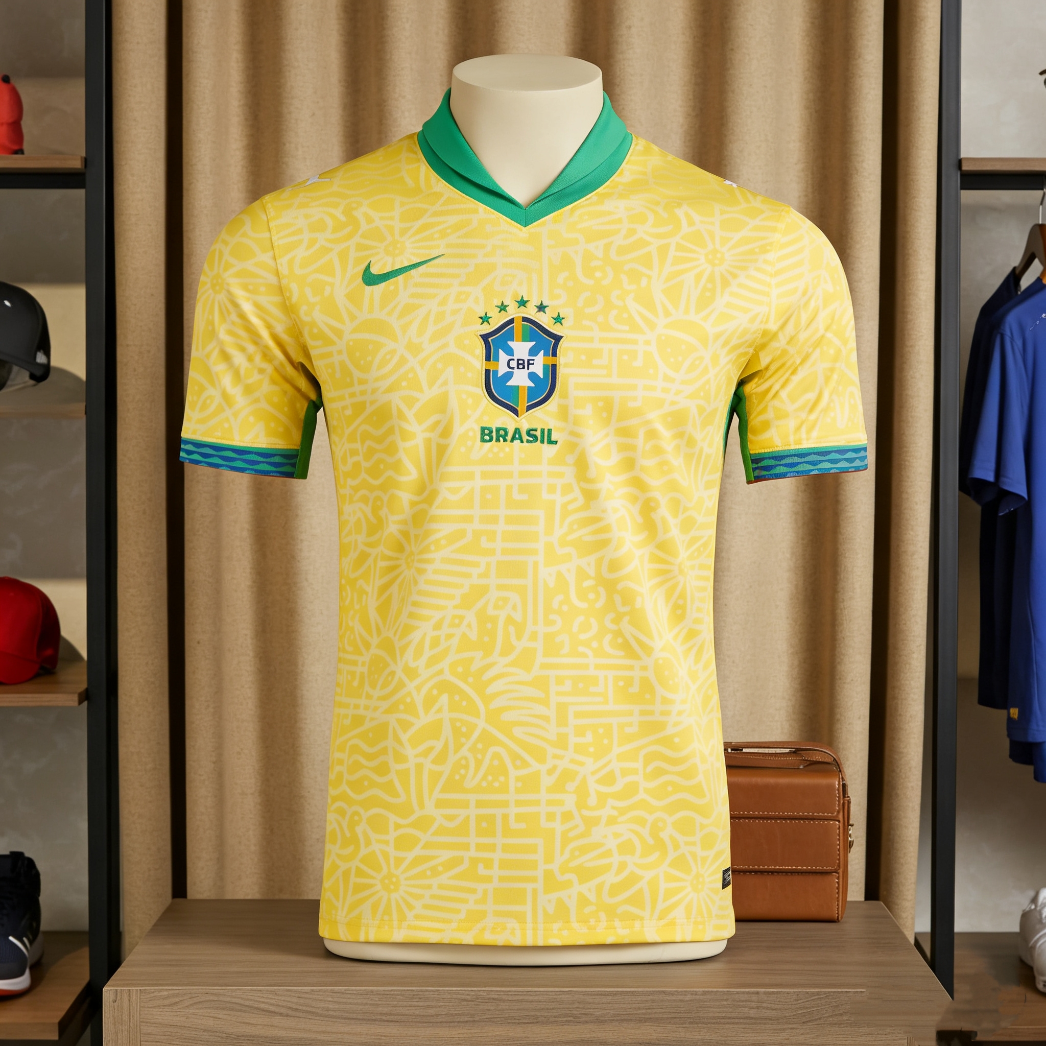 2026 World Cup Brazil Football Home Jersey